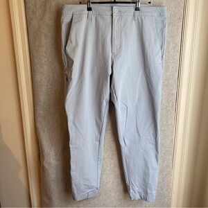 BYLT Everyday Jogger Pants Mens Size 38 Gray Slim Fit Athleisure Performance